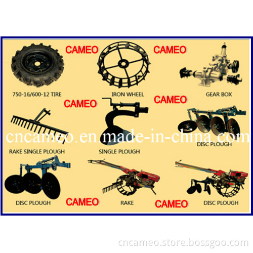 Cp131 7HP-14HP Diesel Hand Tractor Farm Tractor Agriculture Tractor Diesel Walking Tractor